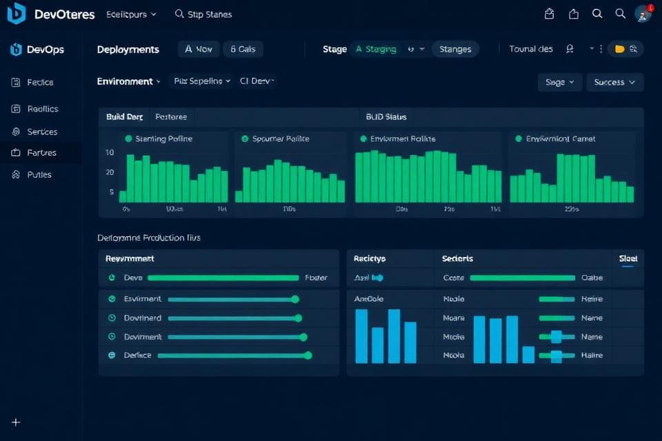 DevOps monitoring dashboard